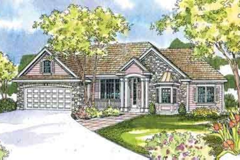 Dream House Plan - Country Exterior - Front Elevation Plan #124-506
