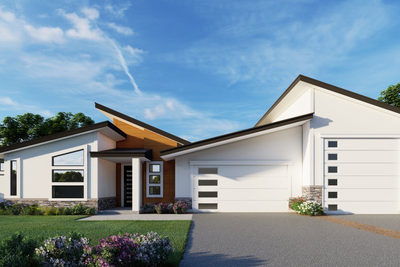 Home Plan - Exterior - Other Elevation for Contemporary House Plan #112-201 - 2 bed, 2.5 bath