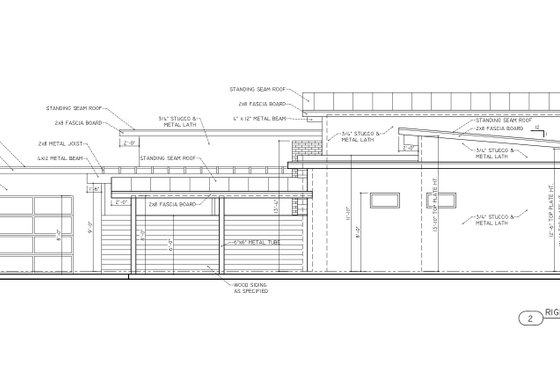 Exterior - Other Elevation 1 for Modern House Plan #1110-24 - 3 bed, 2.5 bath