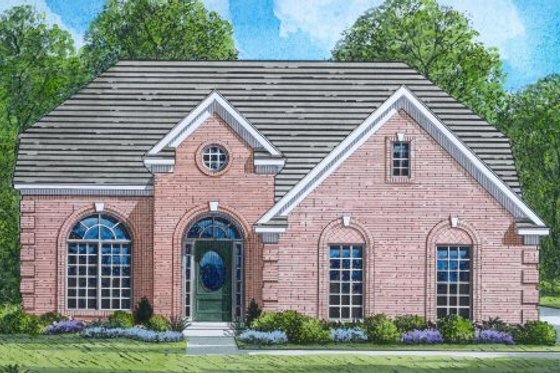 Exterior - Front Elevation for Traditional House Plan #424-305 - 3 bed, 2.5 bath