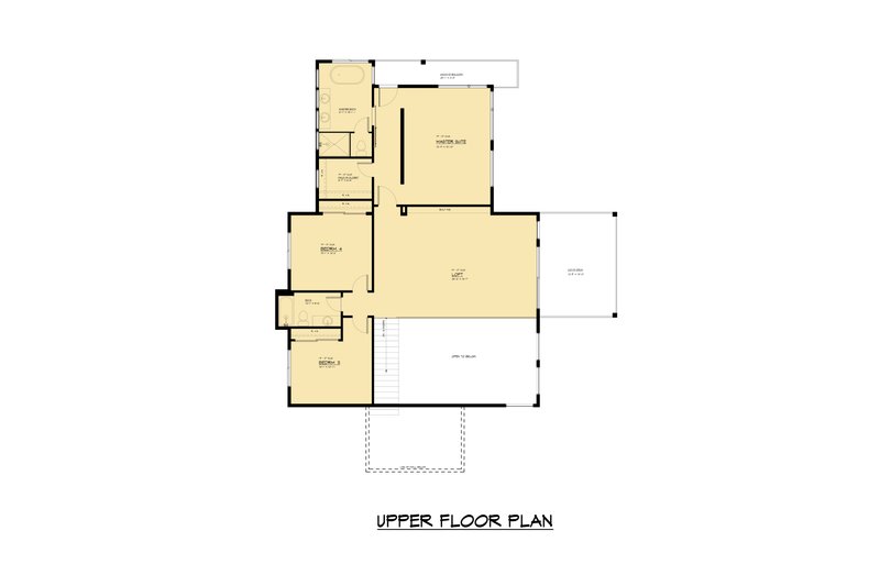 Dream House Plan - Floor Plan - Upper Floor for Cabin House Plan #1066-253 - 5 bed, 4 bath
