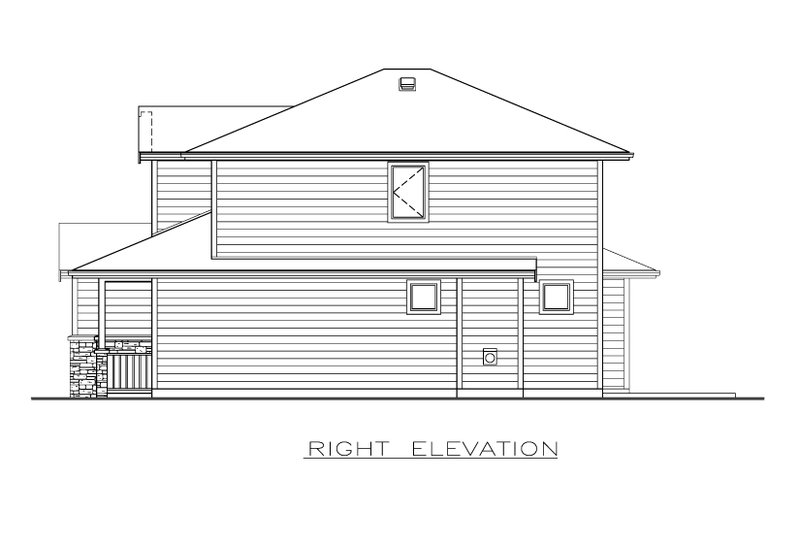 House Design - Exterior - Other Elevation for Craftsman House Plan #1100-5 - 3 bed, 2.5 bath