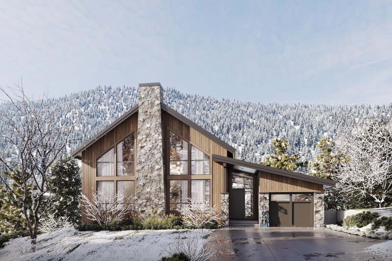 House Design - Photo for Cabin House Plan #1086-25 - 6 bed, 4 bath