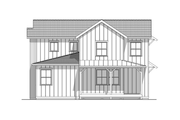 Farmhouse Style House Plan - 3 Beds 2 Baths 1622 Sq/Ft Plan #1099-14 Exterior 