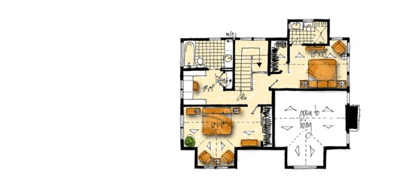 Home Plan - Craftsman Floor Plan - Upper Floor Plan #942-52