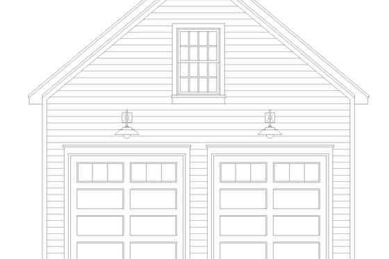 Exterior - Front Elevation 3 for Country House Plan #932-601, 0 bath