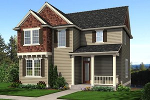 Traditional Exterior - Front Elevation Plan #48-513