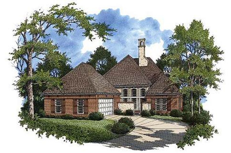 Home Plan - Southern Exterior - Front Elevation Plan #45-217