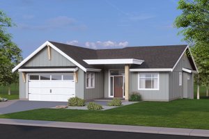 Farmhouse Exterior - Front Elevation Plan #1100-67