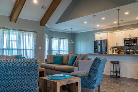 Interior - Family Room 1 for Craftsman House Plan #17-2569 - 3 bed, 2.5 bath