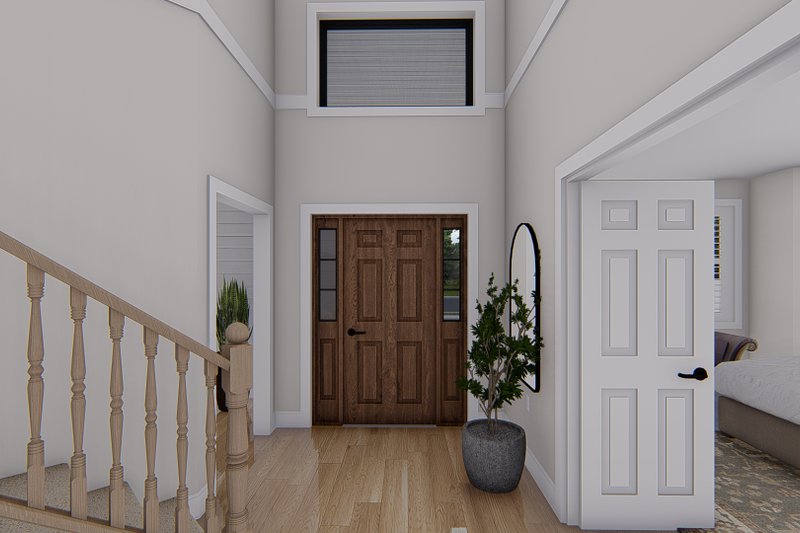 Home Plan - Interior - Entry 1 for Craftsman House Plan #1060-134 - 4 bed, 2.5 bath