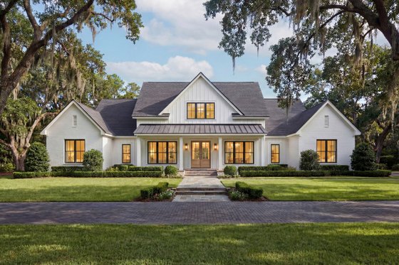 Exterior - Front Elevation 4 for Farmhouse House Plan #430-420 - 4 bed, 3.5 bath