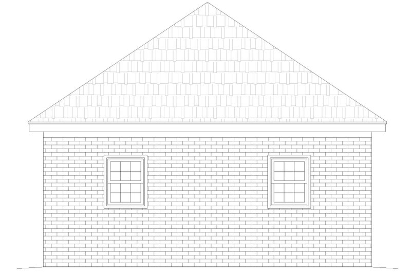 Dream House Plan - Exterior - Rear Elevation for Traditional House Plan #932-493, 0 bath