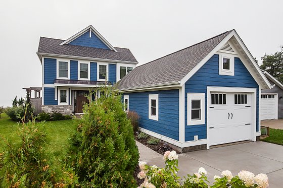 Exterior - Front Elevation for Cottage House Plan #928-403 - 4 bed, 2.5 bath