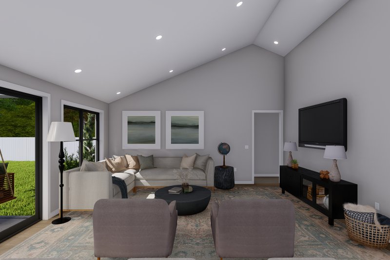 Home Plan - Interior - Family Room 3 for Farmhouse House Plan #1060-169 - 3 bed, 2.5 bath
