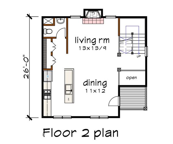 Home Plan - Traditional Floor Plan - Main Floor Plan #79-145