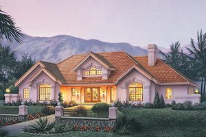 Traditional Exterior - Front Elevation Plan #57-360