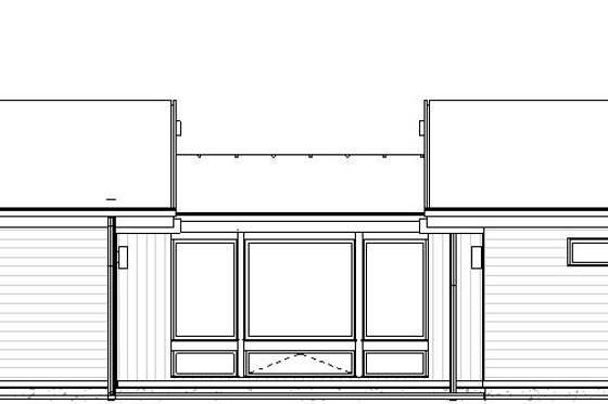 Exterior - Other Elevation 3 for Modern House Plan #895-139 - 3 bed, 2 bath