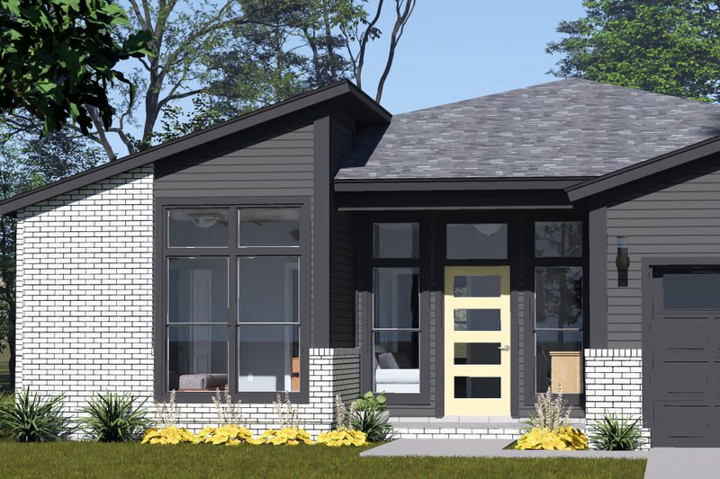 Architectural House Design - Exterior - Other Elevation 1 for Modern House Plan #513-2433 - 3 bed, 2 bath