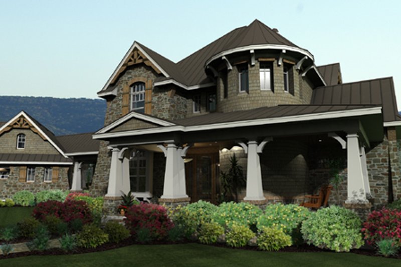 Home Plan - Craftsman Photo Plan #120-173