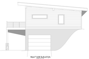Exterior - Other Elevation 1 for Contemporary House Plan #932-471 - 3 bed, 2 bath