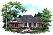 Southern Style House Plan - 3 Beds 2.5 Baths 2307 Sq/Ft Plan #21-106 