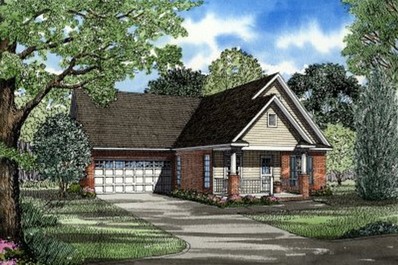 House Plan Design - Traditional Exterior - Front Elevation Plan #17-199