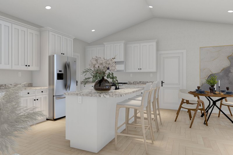 House Plan Design - Interior - Kitchen for Craftsman House Plan #1060-198 - 3 bed, 2 bath