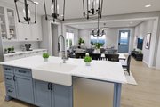 Farmhouse Style House Plan - 4 Beds 4.5 Baths 2596 Sq/Ft Plan #51-1278 
