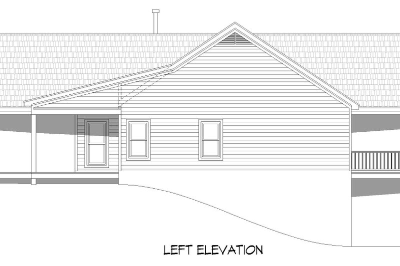 House Plan Design - Exterior - Other Elevation for Traditional House Plan #932-741 - 3 bed, 2 bath