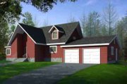 Modern Style House Plan - 1 Beds 2.5 Baths 2594 Sq/Ft Plan #1-1480 