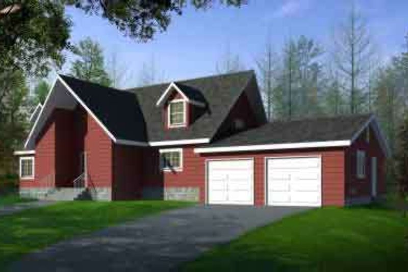 Dream House Plan - Modern Exterior - Front Elevation Plan #1-1480