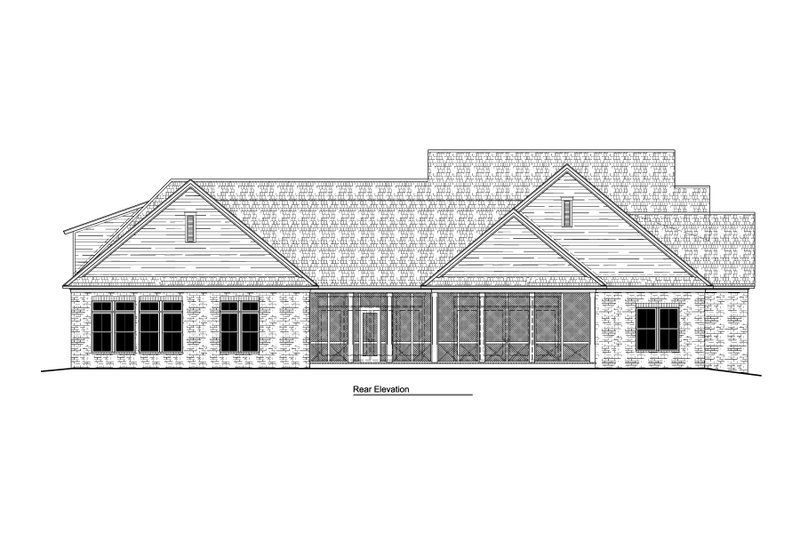 Dream House Plan - Exterior - Other Elevation 2 for Traditional House Plan #1081-5 - 4 bed, 4.5 bath