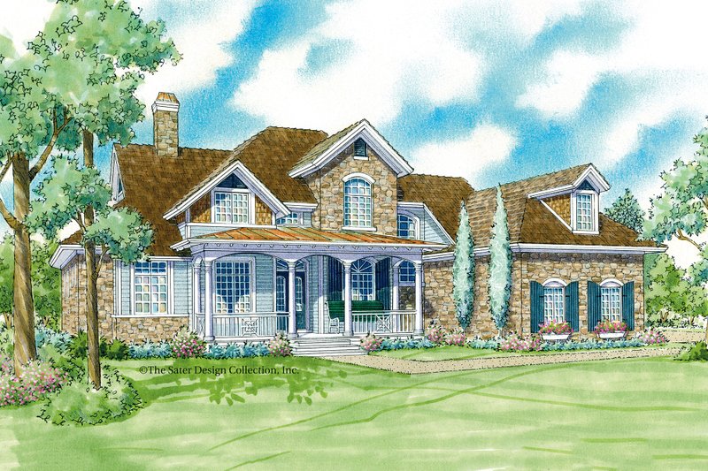 Home Plan - Traditional Exterior - Front Elevation Plan #930-11