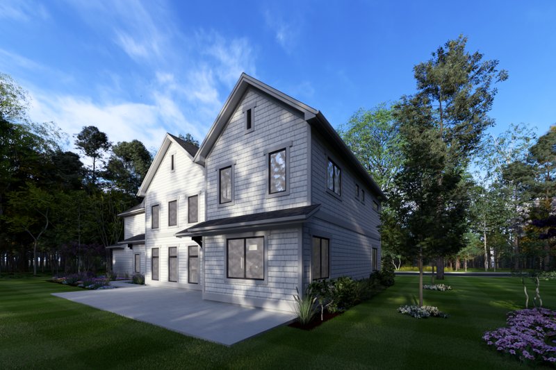 House Design - Exterior - Rear Elevation 2 for Traditional House Plan #1069-38 - 4 bed, 3.5 bath