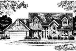 European Exterior - Front Elevation Plan #328-132