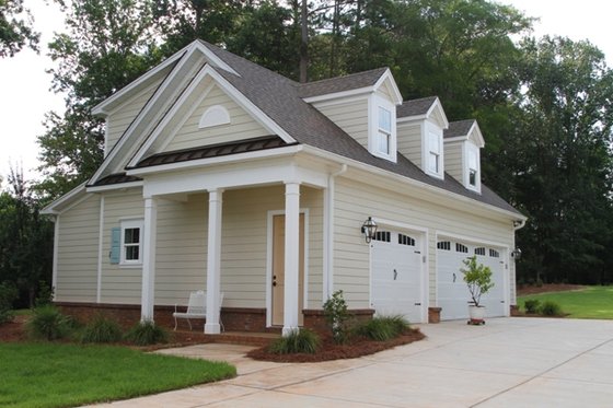 Exterior - Other Elevation 4 for Country House Plan #54-554, 0 bath