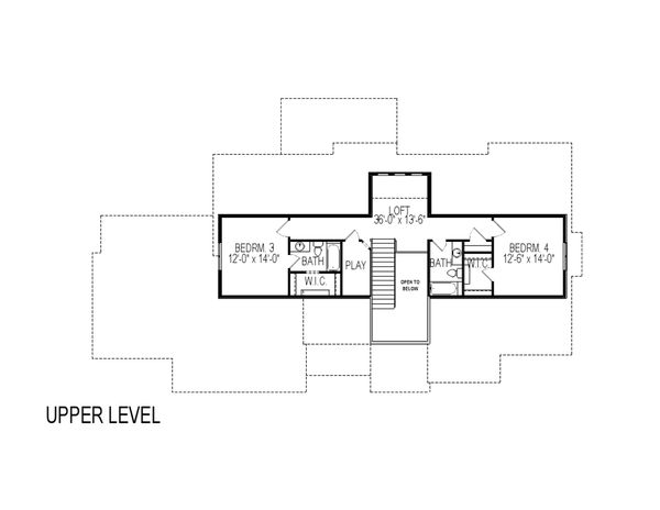 House Design - Craftsman Floor Plan - Upper Floor Plan #920-45