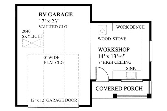 Floor Plan - Main Floor for Traditional House Plan #118-174, 0 bath