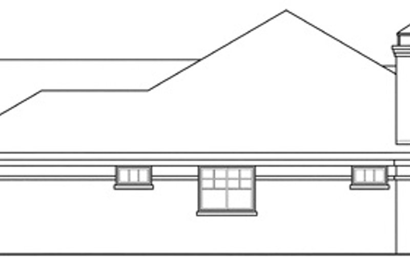Architectural House Design - Exterior - Other Elevation 1 for Traditional House Plan #124-885 - 3 bed, 2.5 bath