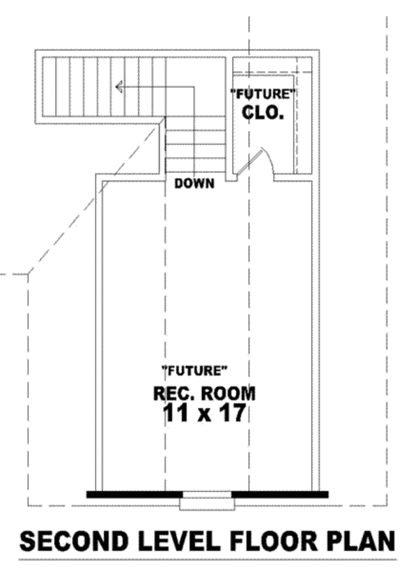 European Floor Plan - Upper Floor Plan #81-855