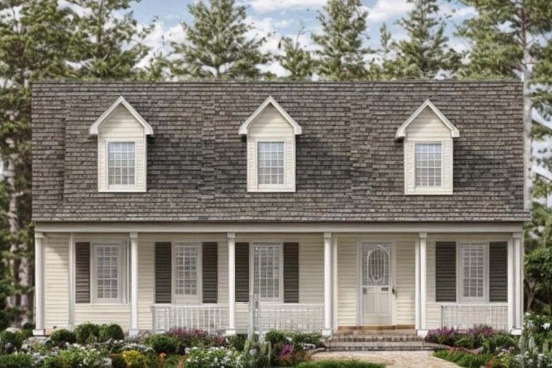 Dream House Plan - Country Exterior - Front Elevation Plan #3-120