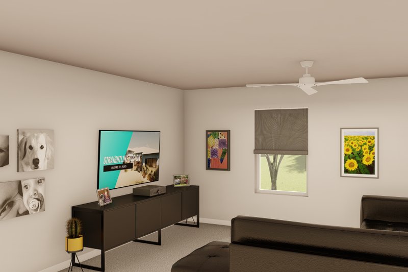 House Plan Design - Interior - Family Room for Traditional House Plan #1122-8 - 3 bed, 1 bath