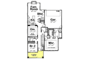 Cottage Style House Plan - 2 Beds 2 Baths 1580 Sq/Ft Plan #20-1215 