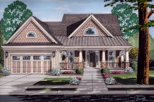 Home Plan - Craftsman Exterior - Front Elevation Plan #46-494