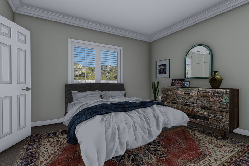 House Plan Design - Interior - Master Bedroom for Traditional House Plan #1060-54 - 4 bed, 3 bath