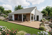 Farmhouse Style House Plan - 3 Beds 2 Baths 1713 Sq/Ft Plan #48-1215 Exterior 