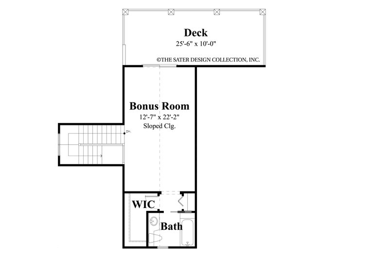 Home Plan - Floor Plan - Upper Floor for Traditional House Plan #930-483 - 3 bed, 3 bath
