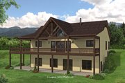 Southern Style House Plan - 2 Beds 2 Baths 1500 Sq/Ft Plan #932-845 