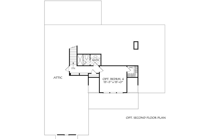 House Plan Design - Optional 2nd Floor